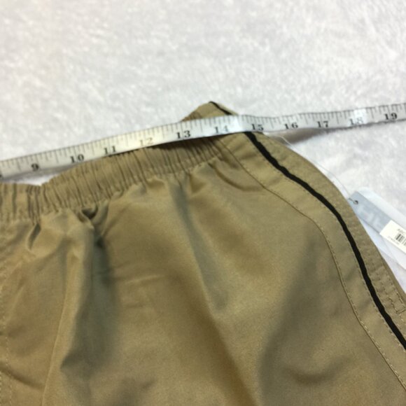 New! Hawaiian Performance Surf Wear Swim Shorts XL Brown Tan Elastic Waist - Picture 8 of 15